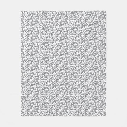 Couverture Polaire Dentelle blanche 1 (Devant)
