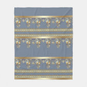 Couverture Polaire Dentelle d'or (Devant)