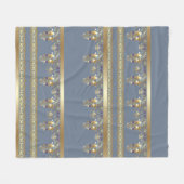 Couverture Polaire Dentelle d'or (Devant (Horizontal))