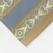 Couverture Polaire Dentelle d'or (Coin)