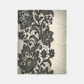 Couverture Polaire dentelle noire (Devant)