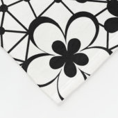 Couverture Polaire Dentelle noire (Coin)