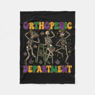Couverture Polaire Département orthopédique Mardi Gras Infirmière squ