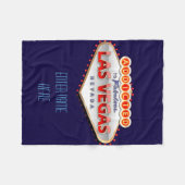 Couverture Polaire Dépendant signe drôle à Las Vegas, Nevada (Devant (Horizontal))