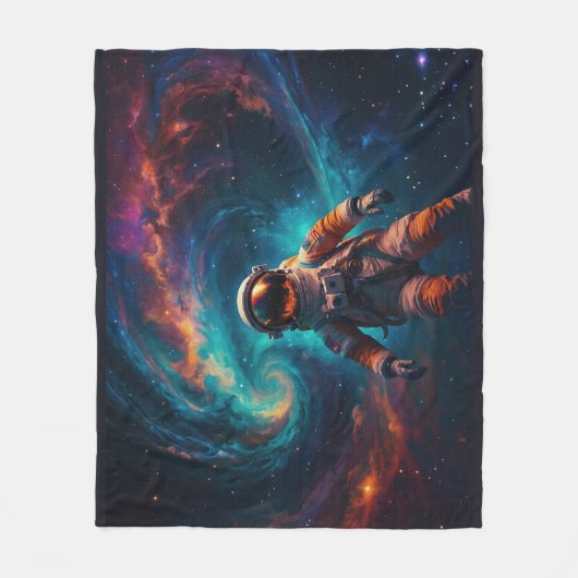 Couverture Polaire Déplacer un astronaute dans l'espace (Devant)