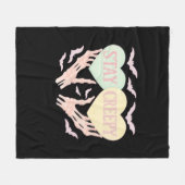 Couverture Polaire Déplaisant - Squelette Tenue De Main Coeurs Douce  (Devant (Horizontal))
