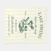 Couverture Polaire Dernier balancement avant le week-end Pickleball B (Devant (Horizontal))