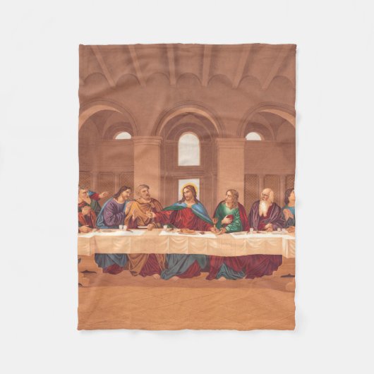 Couverture Polaire Dernière Cène de Jésus-Christ (Devant)