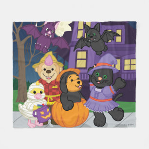 Couverture Polaire Des bonbons ou un sort de Webkinz Halloween