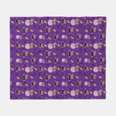 Couverture Polaire Des cochons de Guinée mignons en exercice (Devant (Horizontal))