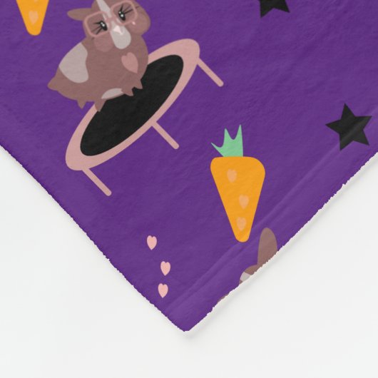 Couverture Polaire Des cochons de Guinée mignons en exercice (Coin)