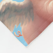 Couverture Polaire Des cochons mignons qui volent béatiment dans le c (Coin)