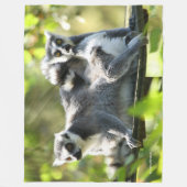 Couverture Polaire Des lémuriens de Madagascar surpris (Devant)