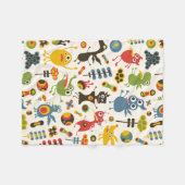 Couverture Polaire Des monstres heureux (Devant (Horizontal))