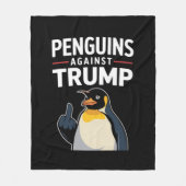Couverture Polaire Des palmes de pingouin contre Trump (Devant)