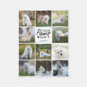 Couverture Polaire Des pattes cousues Jamais Famille Moderne Chien Ph (Devant)