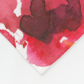 Couverture Polaire Des roses rouges en habit, des motifs sans soudure (Coin)