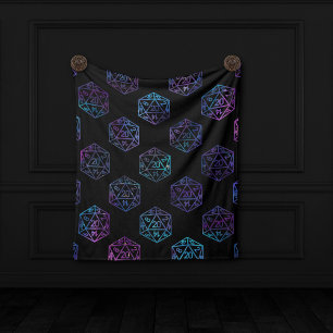 Couverture Polaire Dés RPG Nebula Imaginaire Retro Tabletop PnP Gam