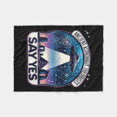 Couverture Polaire Des Théoristes D'Astronautes Disent Oui Aliens (Devant (Horizontal))