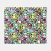 Couverture Polaire Des zombies ! (Devant (Horizontal))