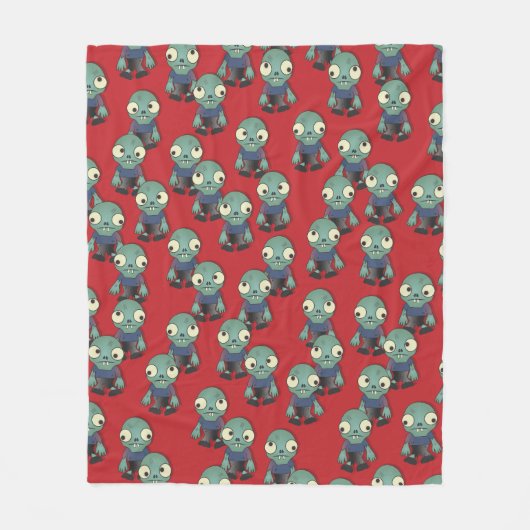 Couverture Polaire Des zombies...Venant vous chercher ! (Devant)