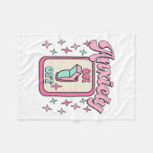 Couverture Polaire Désactiver Rétro de sensibilisation à la santé men (Devant (Horizontal))