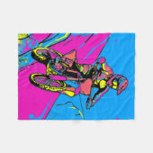 Couverture Polaire Descente Mountain Run - Motocross Rider (Devant (Horizontal))