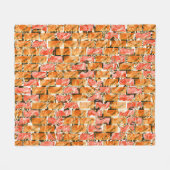 Couverture Polaire Desenho no estilo tijolos com tom de brilho (Devant (Horizontal))