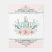 Couverture Polaire Désert de Cactus Sud-Ouest (Devant)