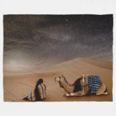 COUVERTURE POLAIRE DÉSERT LA NUIT (Devant (Horizontal))