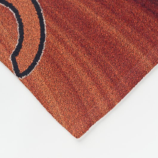 Couverture Polaire Desert Sun Cactus Kokopelli Design Sud-ouest (Coin)