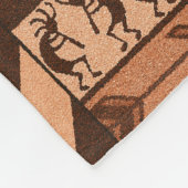 Couverture Polaire Désert Sun Cactus Kokopelli Sud-Ouest (Coin)