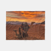 Couverture Polaire Deserts | Bactrian Camel Egypt Sand Dune (Devant (Horizontal))