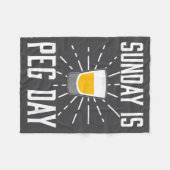 Couverture Polaire Desi Punjabi Funny Peg Day Sikh Quote Gift  (Devant (Horizontal))