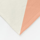 Couverture Polaire Design à rayures de style rétro Pastel (Coin)