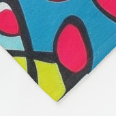 Couverture Polaire Design abstrait (Coin)