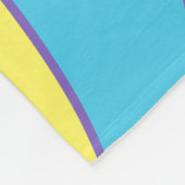 Couverture Polaire Design Abstrait coloré (Coin)