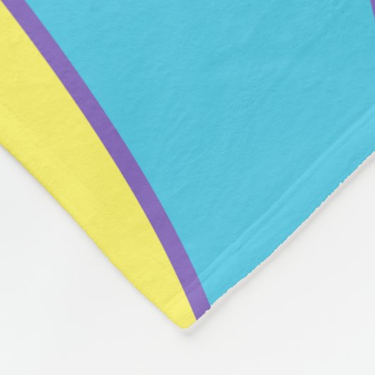 Couverture Polaire Design Abstrait coloré (Coin)