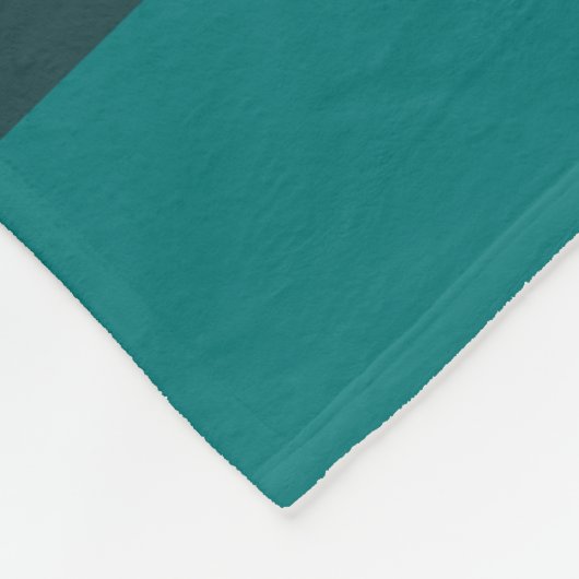 Couverture Polaire Design aztèque en couleur turquoise (Coin)