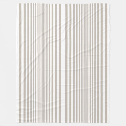 Couverture Polaire Design Brown et blanc élégant (Devant)