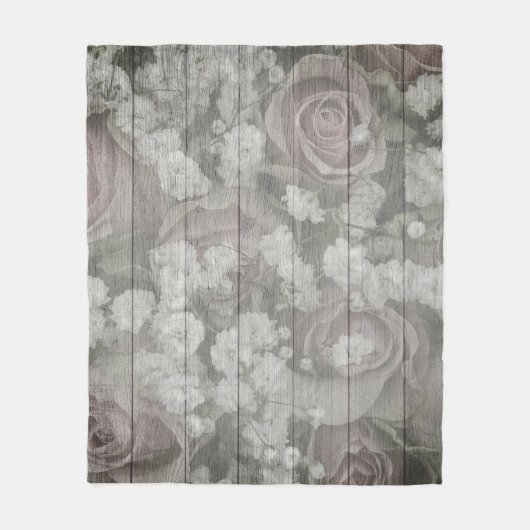 Couverture Polaire Design chic Grey Country (Devant)