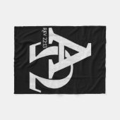 Couverture Polaire Design chrétien - Alpha Et Oméga La Lette Grecque (Devant (Horizontal))