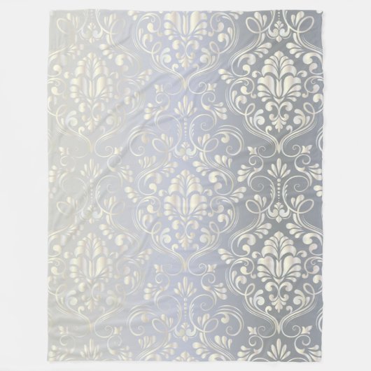 Couverture Polaire Design Damas de luxe (Devant)