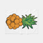 Couverture Polaire Design d'ananas Cool amusant - Art graphique - C (Devant (Horizontal))
