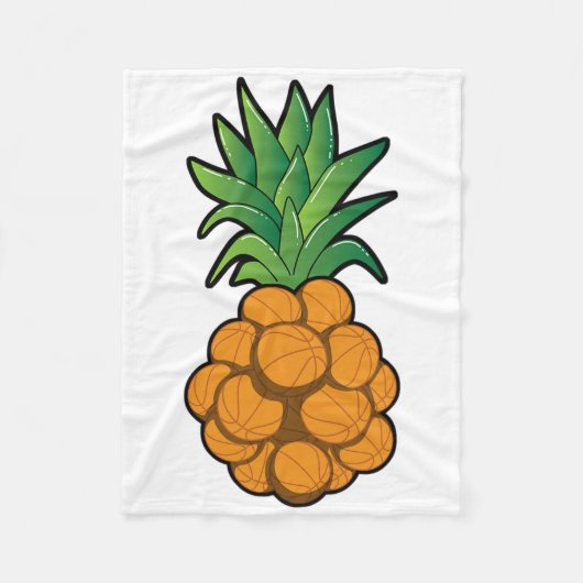 Couverture Polaire Design d'ananas Cool amusant - Art graphique - C (Devant)