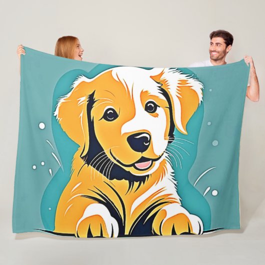 Couverture Polaire Design d'art chic (En situation)