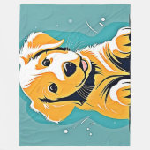 Couverture Polaire Design d'art chic (Devant)