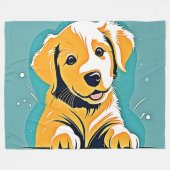 Couverture Polaire Design d'art chic (Devant (Horizontal))