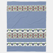 Couverture Polaire Design de coeur bleu (Devant)