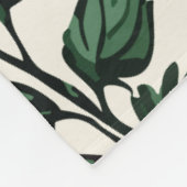 Couverture Polaire Design de fleurs de Delphinium, Élégance botanique (Coin)